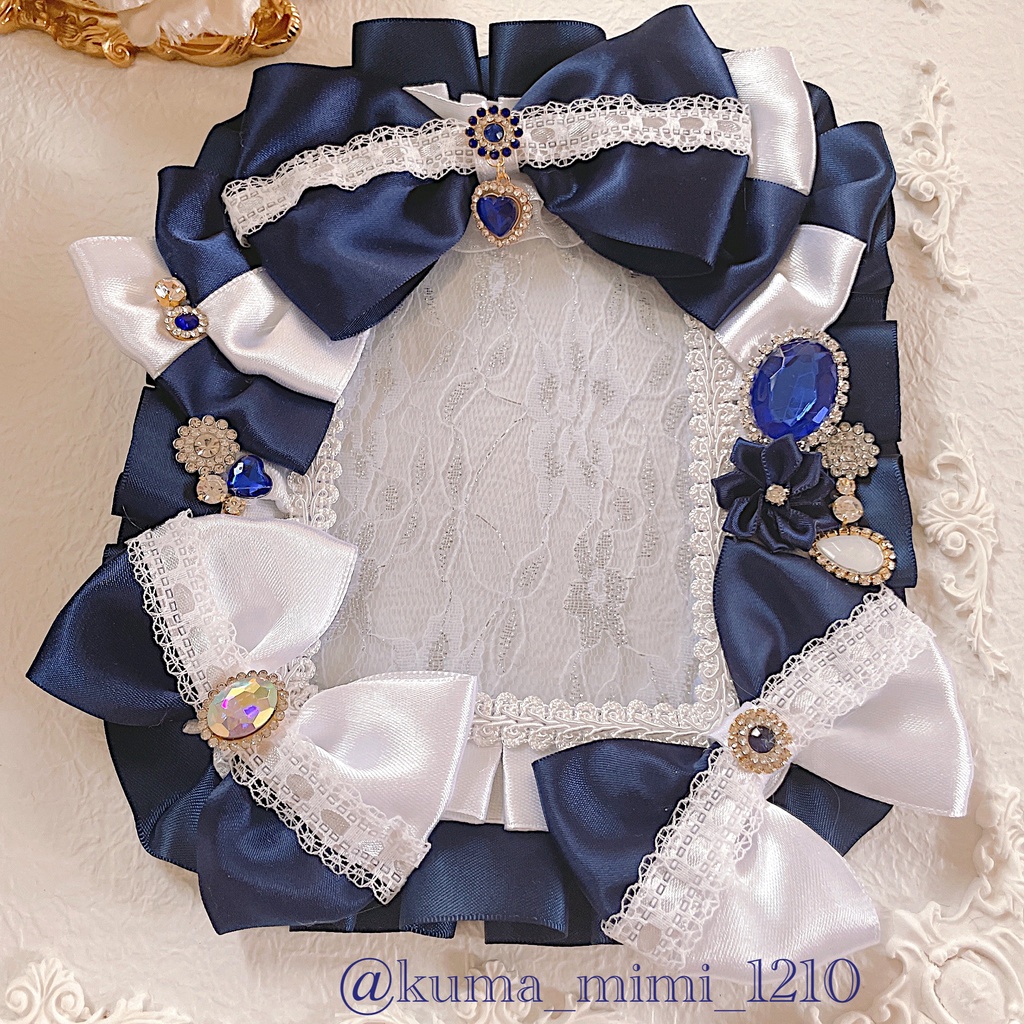 ❤︎キラキラカードケース【243】B7❤︎硬質ケース❤︎硬貨ケース❤︎トレカケース❤︎硬化ケース❤︎硬質ケースデコ❤︎硬貨ケースデコ❤︎ブロマイド❤︎トレカデコ❤︎くまのみみ