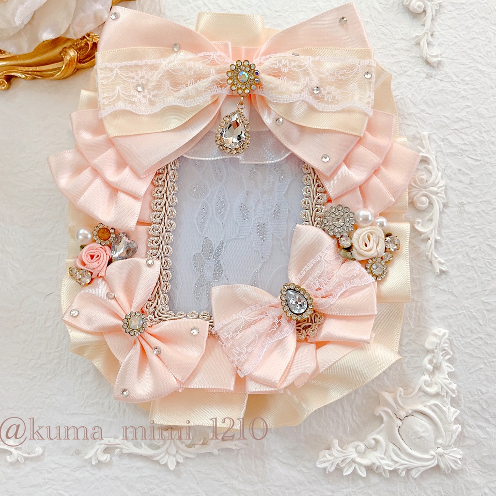 ❤︎キラキラカードケース【199】B8❤︎硬質ケース❤︎硬貨ケース❤︎トレカケース❤︎硬化ケース❤︎硬質ケースデコ❤︎硬貨ケースデコ❤︎ブロマイド❤︎トレカデコ❤︎くまのみみ