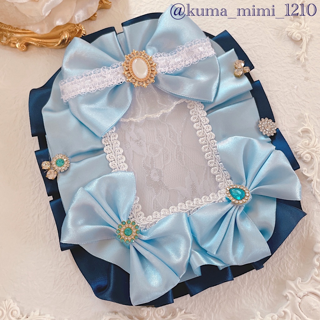 【247】硬貨ケース デコ❀硬質ケース デコ❀トレカケース デコ︎︎✿くまのみみ