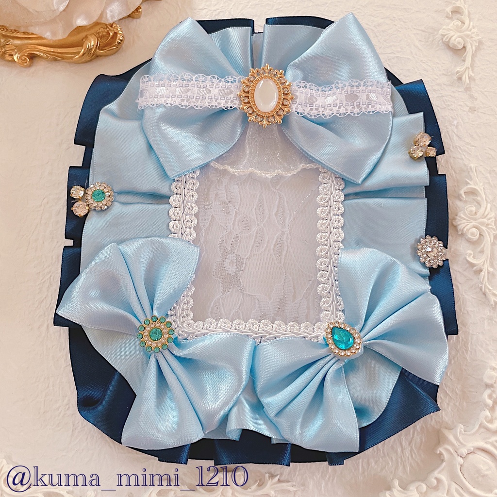 【247】硬貨ケース デコ❀硬質ケース デコ❀トレカケース デコ︎︎✿くまのみみ