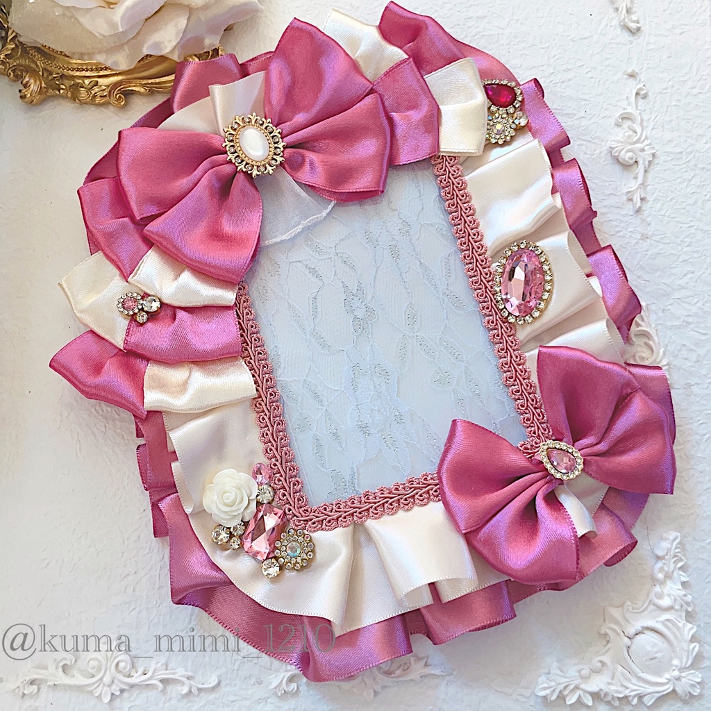 【248】硬貨ケース デコ❀硬質ケース デコ❀トレカケース デコ︎︎✿くまのみみ