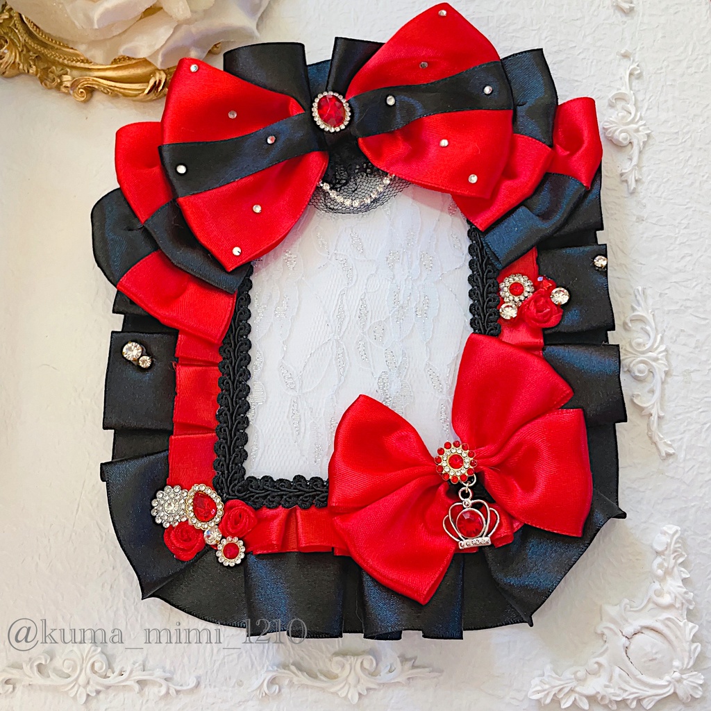 【253】硬貨ケース デコ❀硬質ケース デコ❀トレカケース デコ︎︎✿くまのみみ