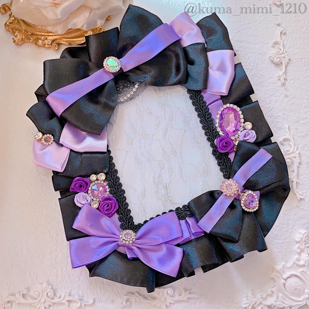 【254】硬貨ケース デコ❀硬質ケース デコ❀トレカケース デコ︎︎✿くまのみみ