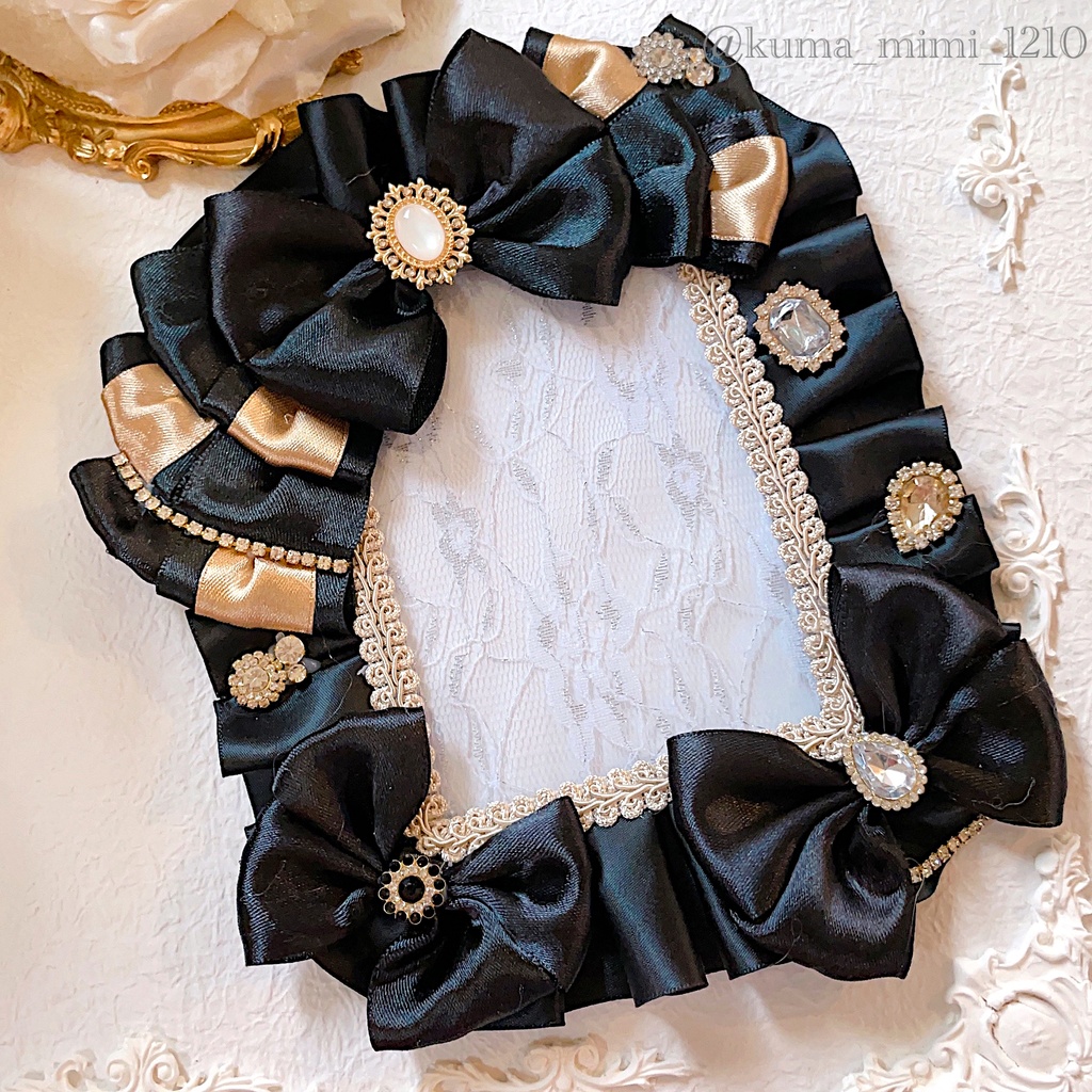 【256】硬貨ケース デコ❀硬質ケース デコ❀トレカケース デコ︎︎✿くまのみみ