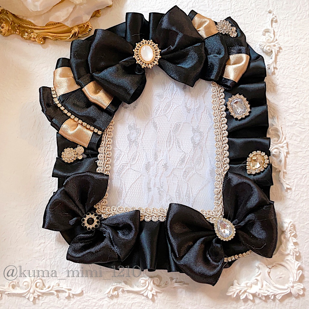 【256】硬貨ケース デコ❀硬質ケース デコ❀トレカケース デコ︎︎✿くまのみみ