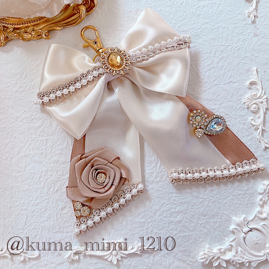 【R.263】バッグチャーム︎✿リボンチャーム︎✿リボンチェーン