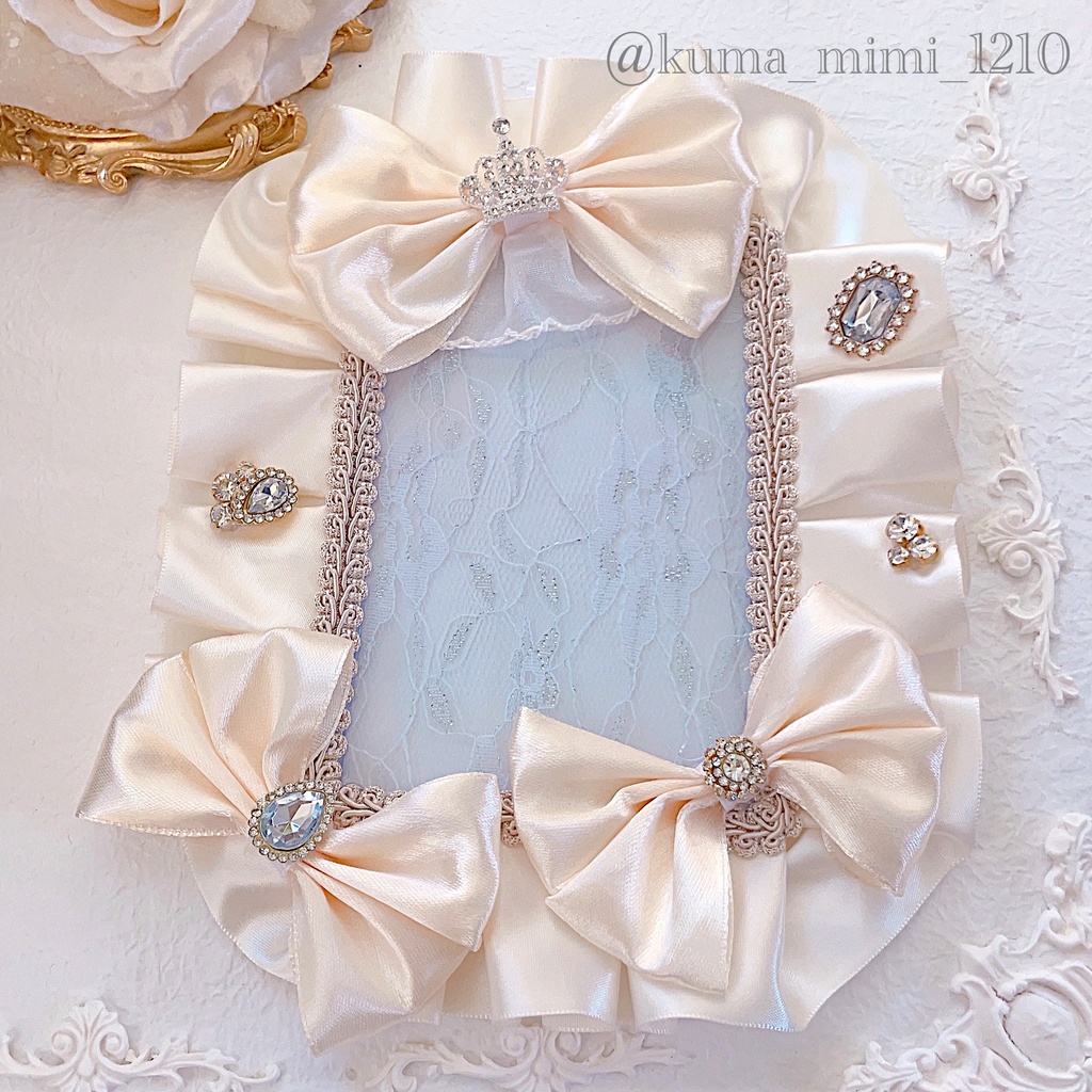 〚pinksoda2様〛デコ 硬質ケース 桜 3Dデコ トレカケース キーホルダー トレカケースデコ 硬質