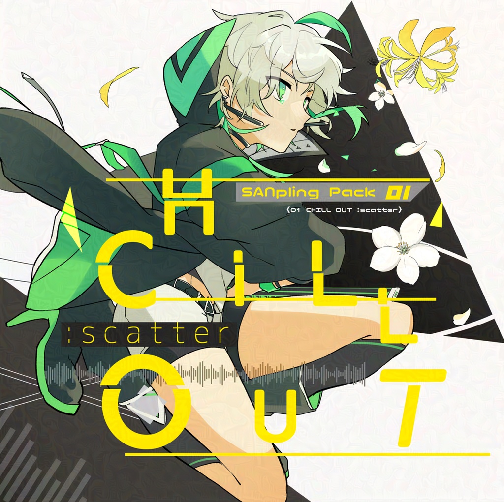 イラスト本】SANpling Pack 〈01 CHILL OUT :scatter〉【ミニ冊子・ペーパーつき】 ささみのかもね便 BOOTH