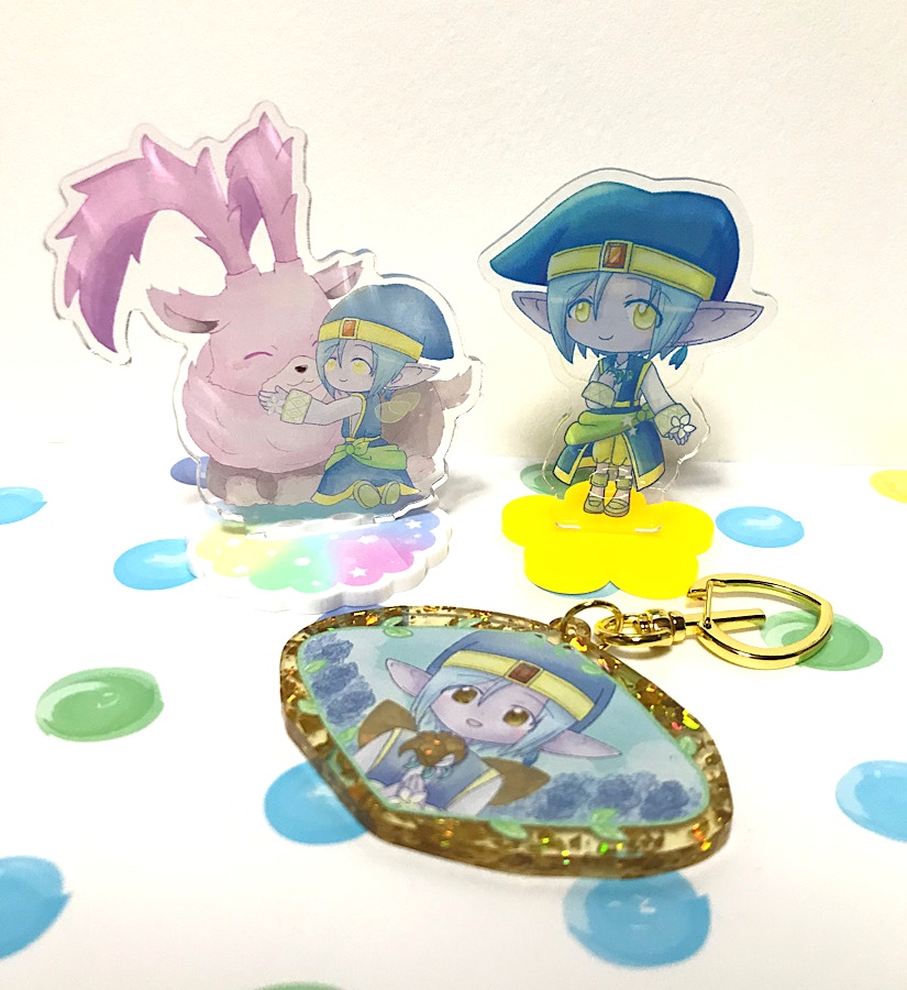 リンラのアクリルグッズ