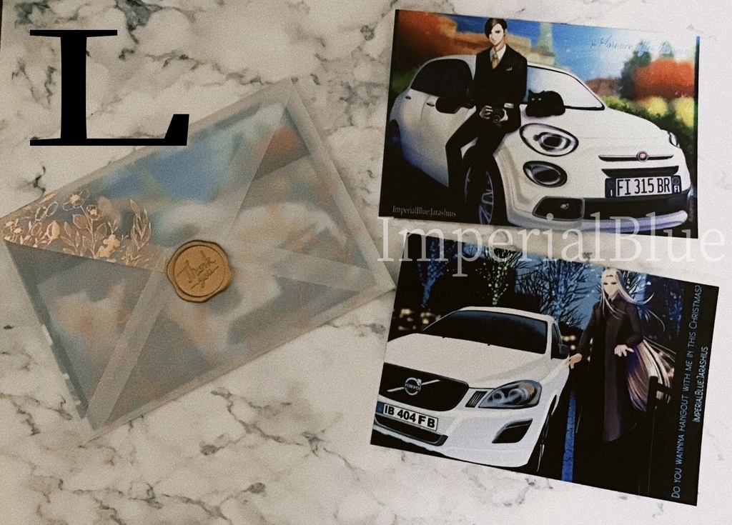 ポストカード:バラ売り12種A~O