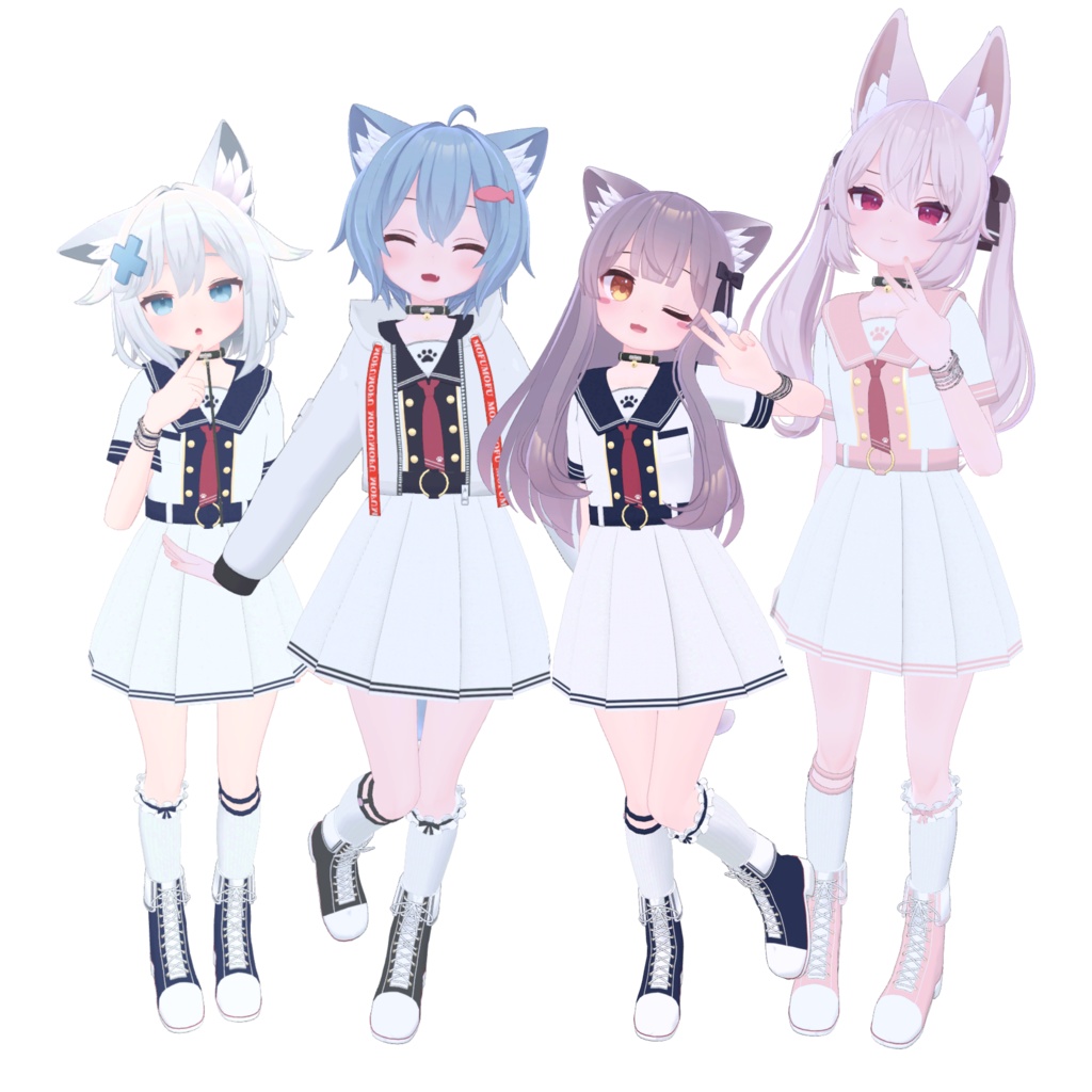 【ミルクちゃん専用】アイドルセーラー+パーカーセット【ラスク/カリン/ミントちゃん対応】