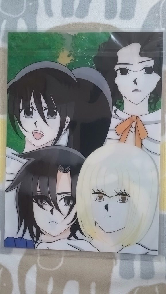 【A4クリアファイル】光シリーズ、両面クリアファイル!