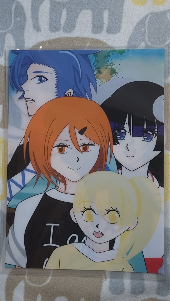 【A4クリアファイル】光シリーズ、両面クリアファイル!