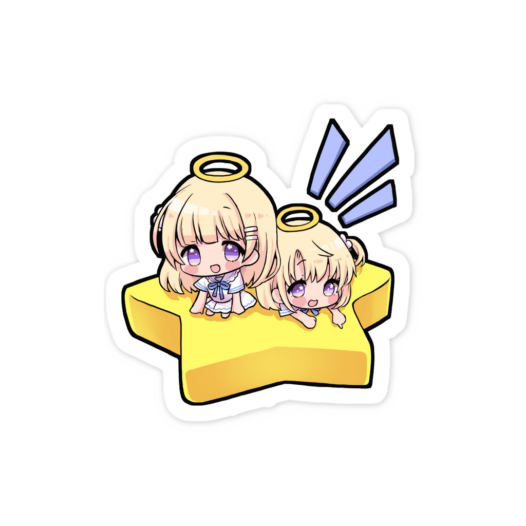 子天使ステッカー