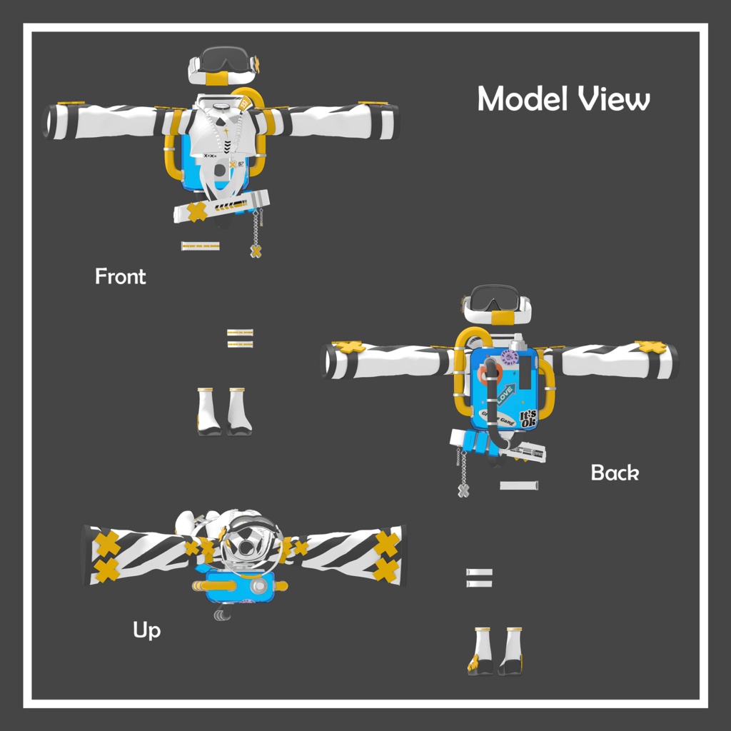 ✨ For 9 Avatars ✨ 『 FLEXTION 』 - 『 B 』