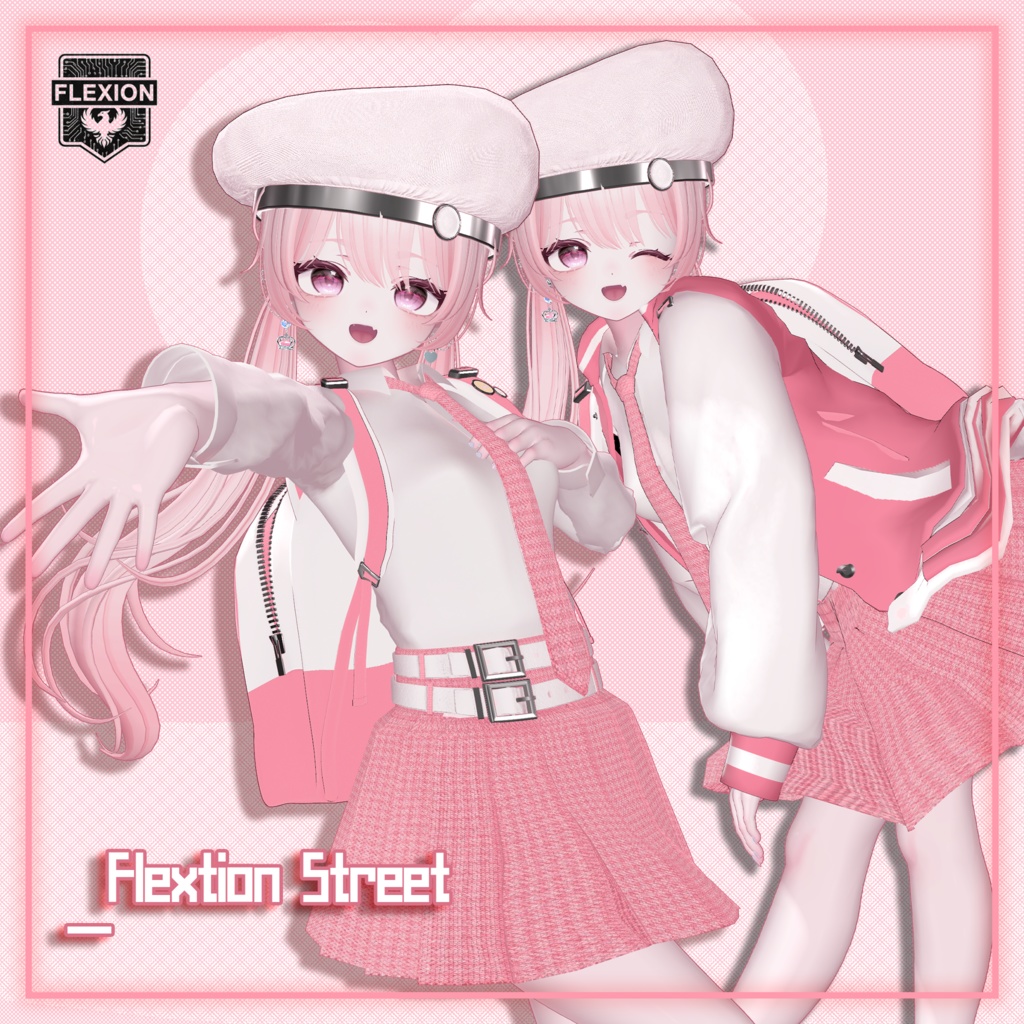 ✨ For 5 Avatars ✨ 『 FLEXTION 』 - 『 Flextion Street 』 , For Airi 愛莉, Manuka マヌカ, Milfy ミルフィ, Shinano しなの, Chocolat ショコラ