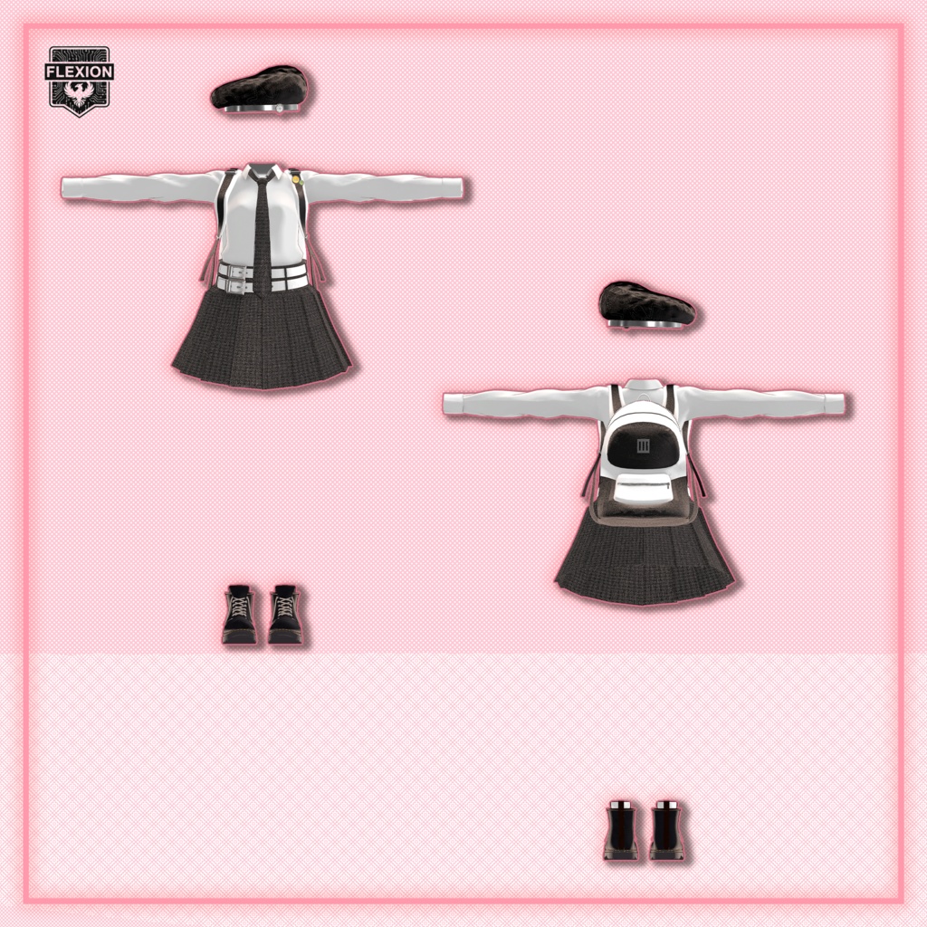 ✨ For 5 Avatars ✨ 『 FLEXTION 』 - 『 Flextion Street 』 , For Airi 愛莉, Manuka マヌカ, Milfy ミルフィ, Shinano しなの, Chocolat ショコラ