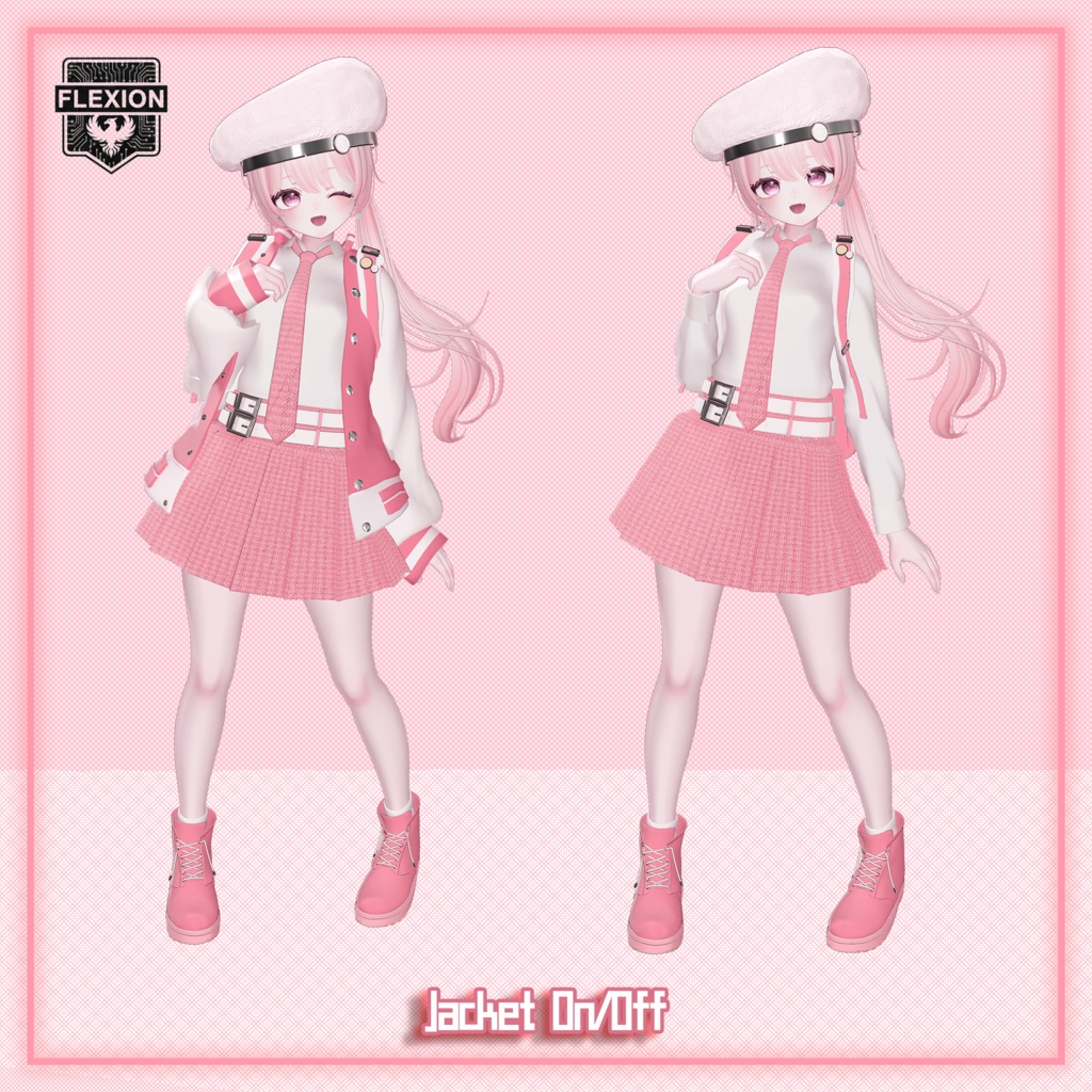 ✨ For 5 Avatars ✨ 『 FLEXTION 』 - 『 Flextion Street 』 , For Airi 愛莉, Manuka マヌカ, Milfy ミルフィ, Shinano しなの, Chocolat ショコラ