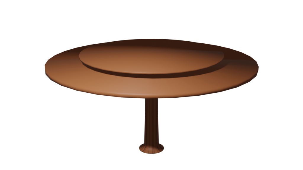 【無料】【3Dアセット】中華テーブル