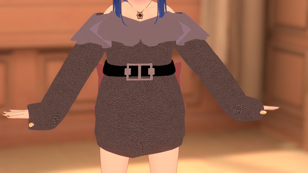 【無料】【リーファ対応】オーバサイズオフショルダーセーター