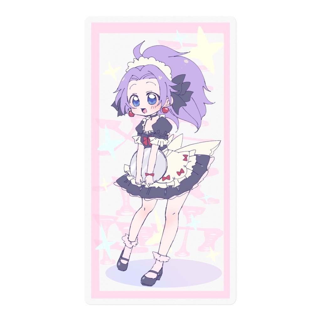 メイドもえちゃんクリアシール