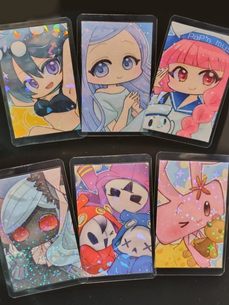 ホロ入りきらきらラミカ②(単品/セットあり)