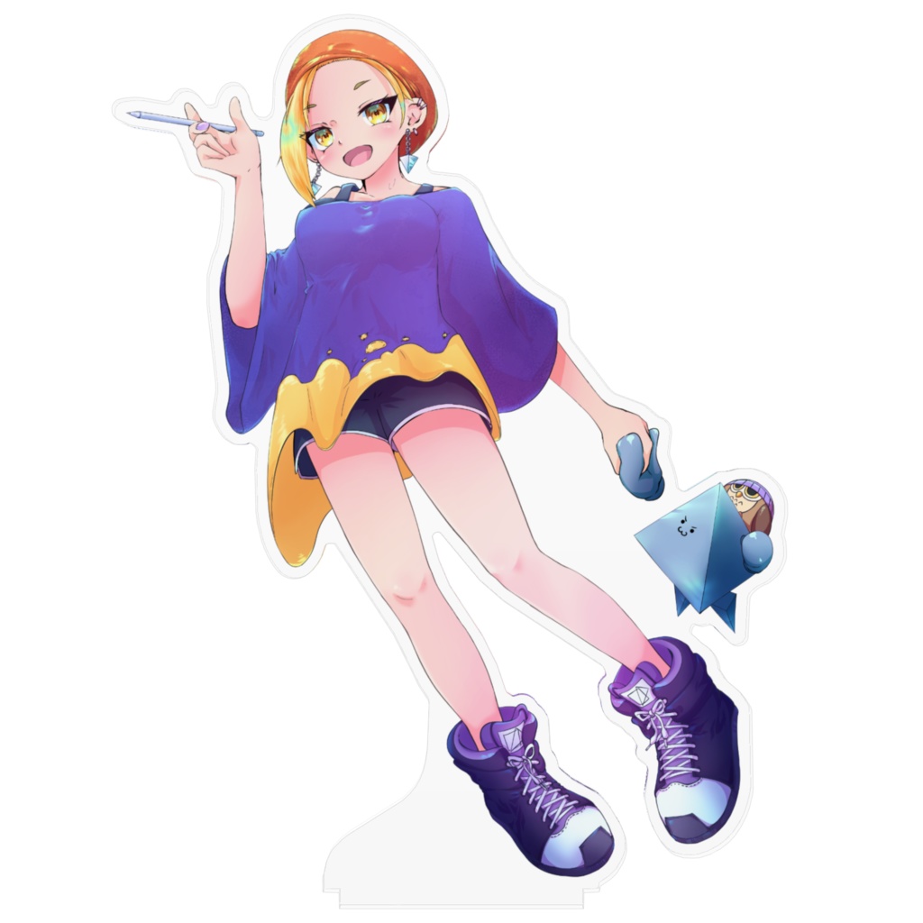 綿白しくキービジュアルアクリルフィギュア