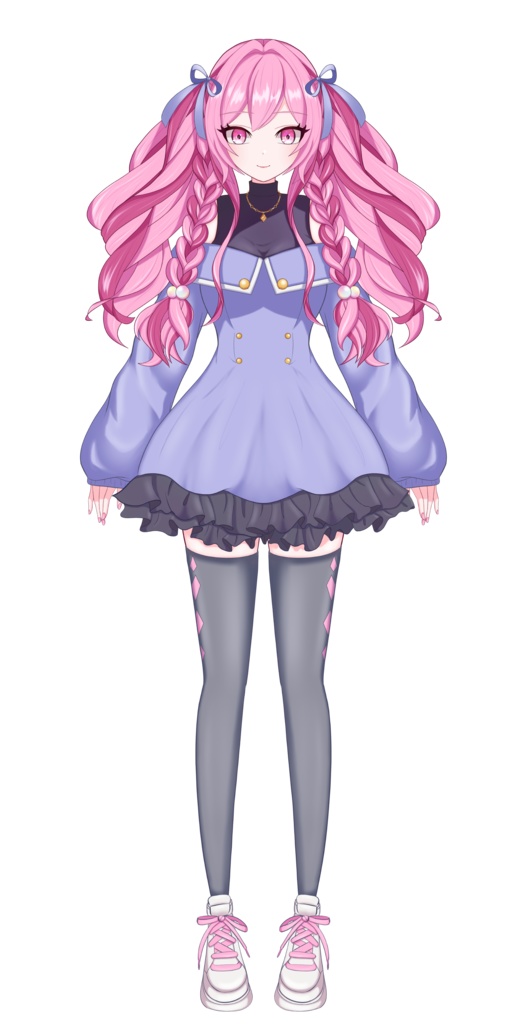 【汎用モデル】ツインテール女の子【Vtube Studio対応】