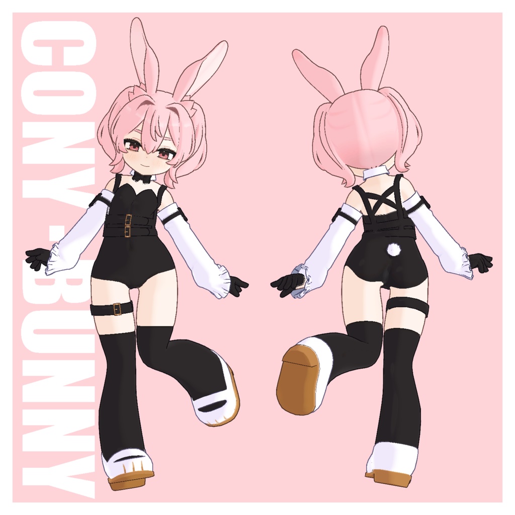 【オリジナル3Dモデル】コニー・バニー【もちどーる共通素体】