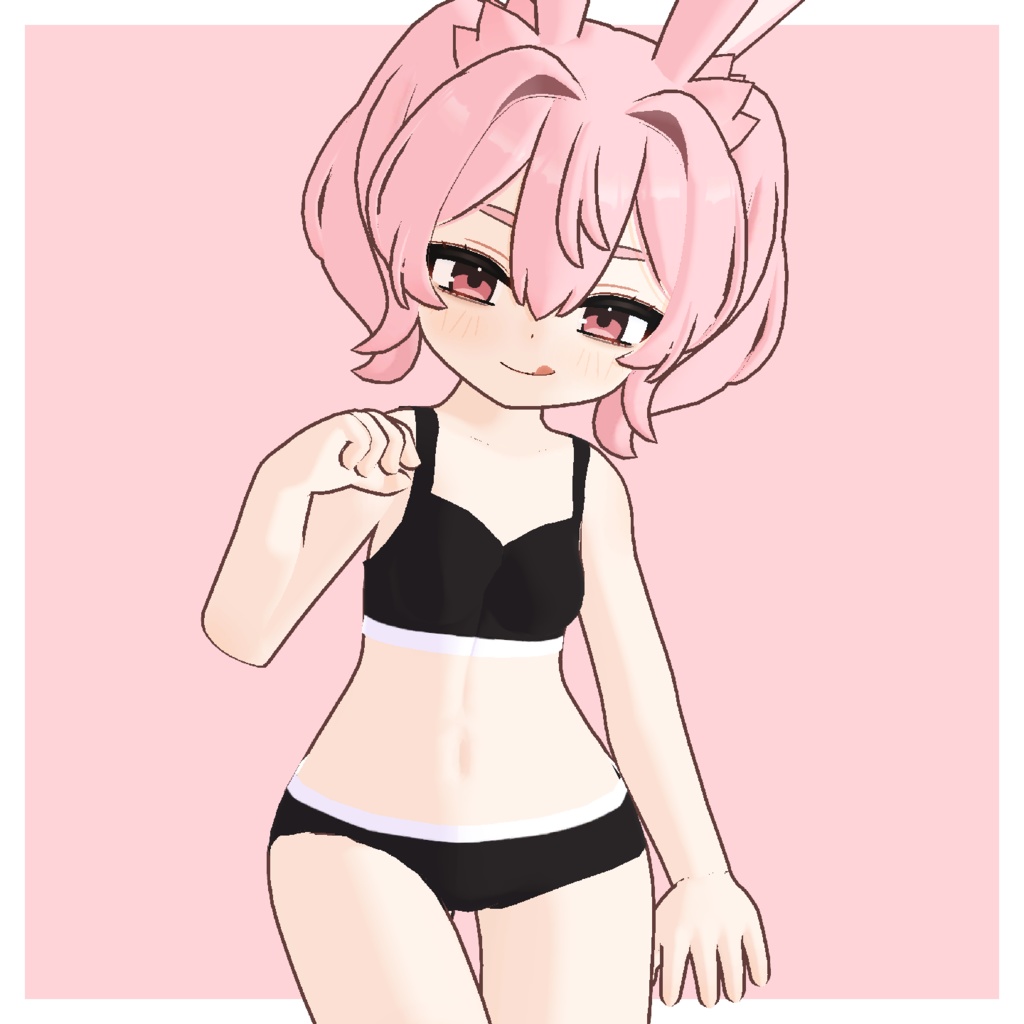 【オリジナル3Dモデル】コニー・バニー【もちどーる共通素体】