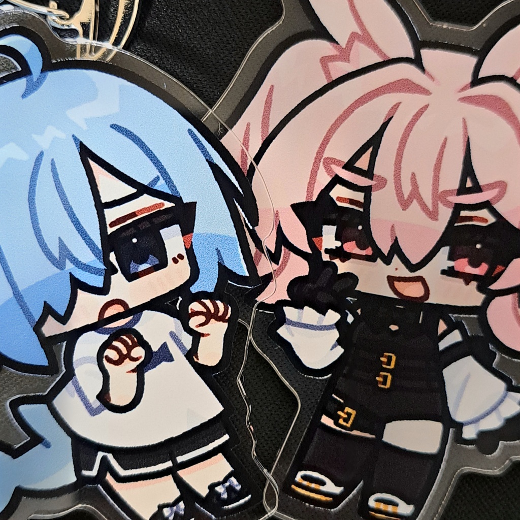 シャーユィ＆コニー・バニー 両面アクリルキーホルダー