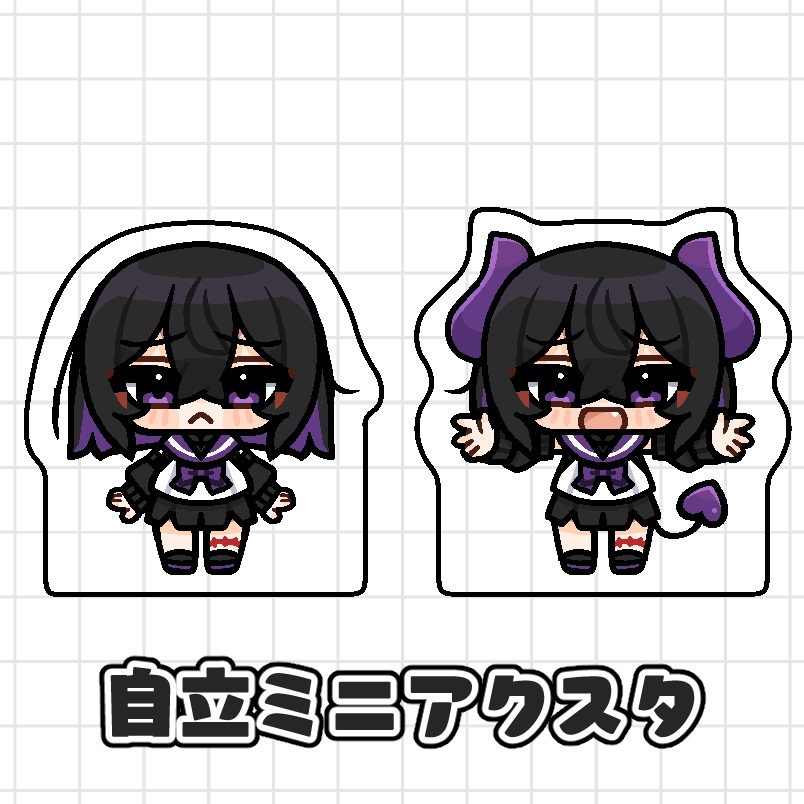 花摘のばら 自立ミニアクリルスタンド 2個セット