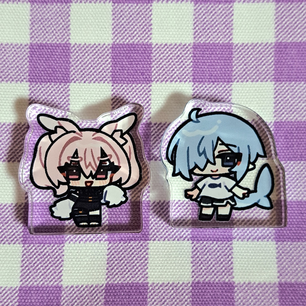 シャーユィ&コニー・バニー 自立ミニアクリルスタンド