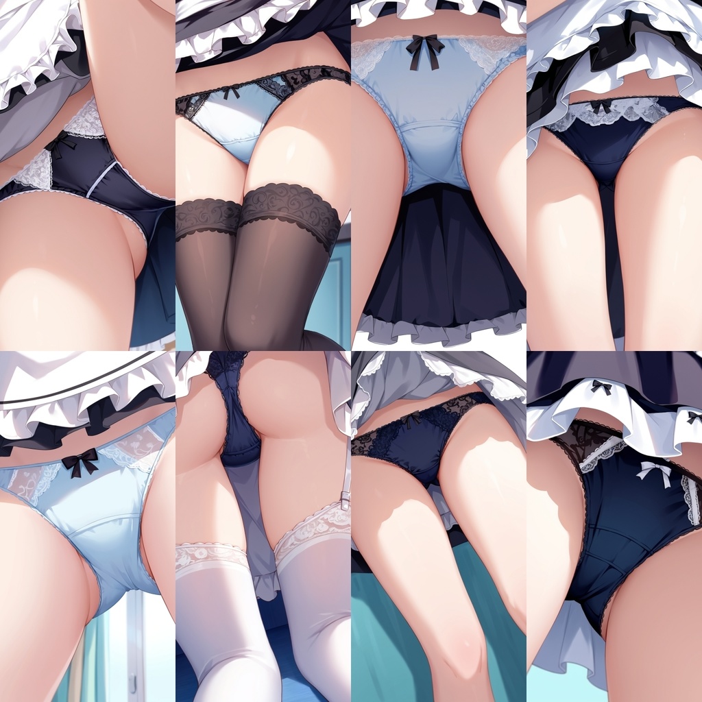 ご奉仕清楚メイドの近距離レースパンティー Vol.6【250枚】