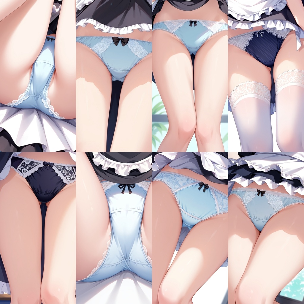 ご奉仕清楚メイドの近距離レースパンティー Vol.8【250枚】