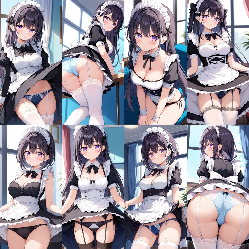 ご奉仕清楚メイドにレースパンティーみせてもらいました Vol.4【250枚】