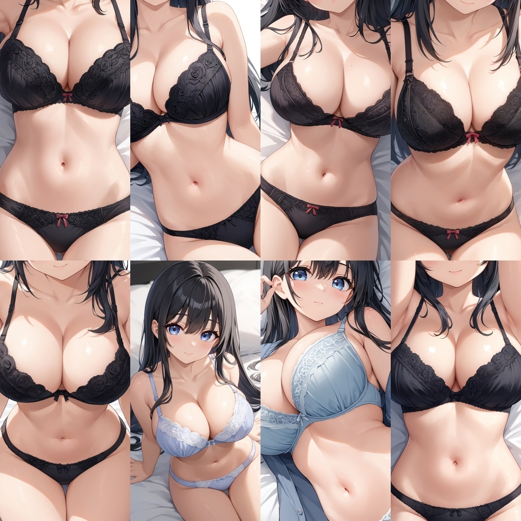 -ベッド編-巨乳セフレの近距離下着 Vol.2【250枚】