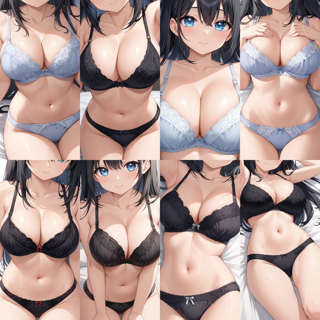 -ベッド編-巨乳セフレの近距離下着 Vol.2【250枚】