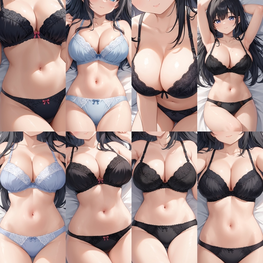 -ベッド編-巨乳セフレの近距離下着 Vol.2【250枚】