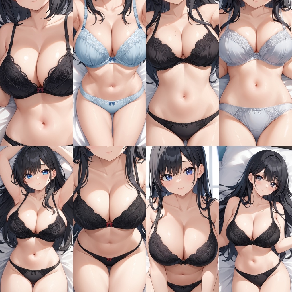 -ベッド編-巨乳セフレの近距離下着 Vol.2【250枚】