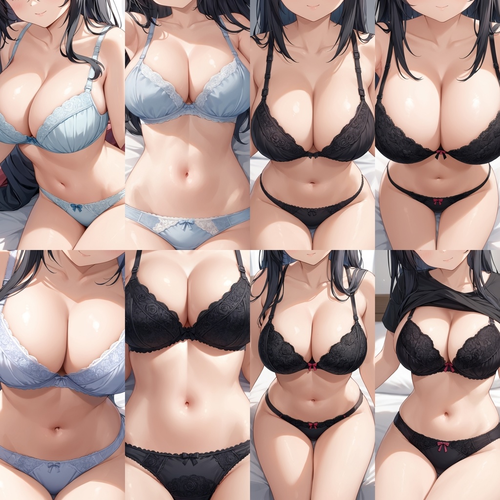 -ベッド編-巨乳セフレの近距離下着 Vol.2【250枚】