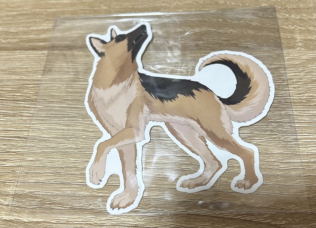 シェパード ステッカー4枚セット