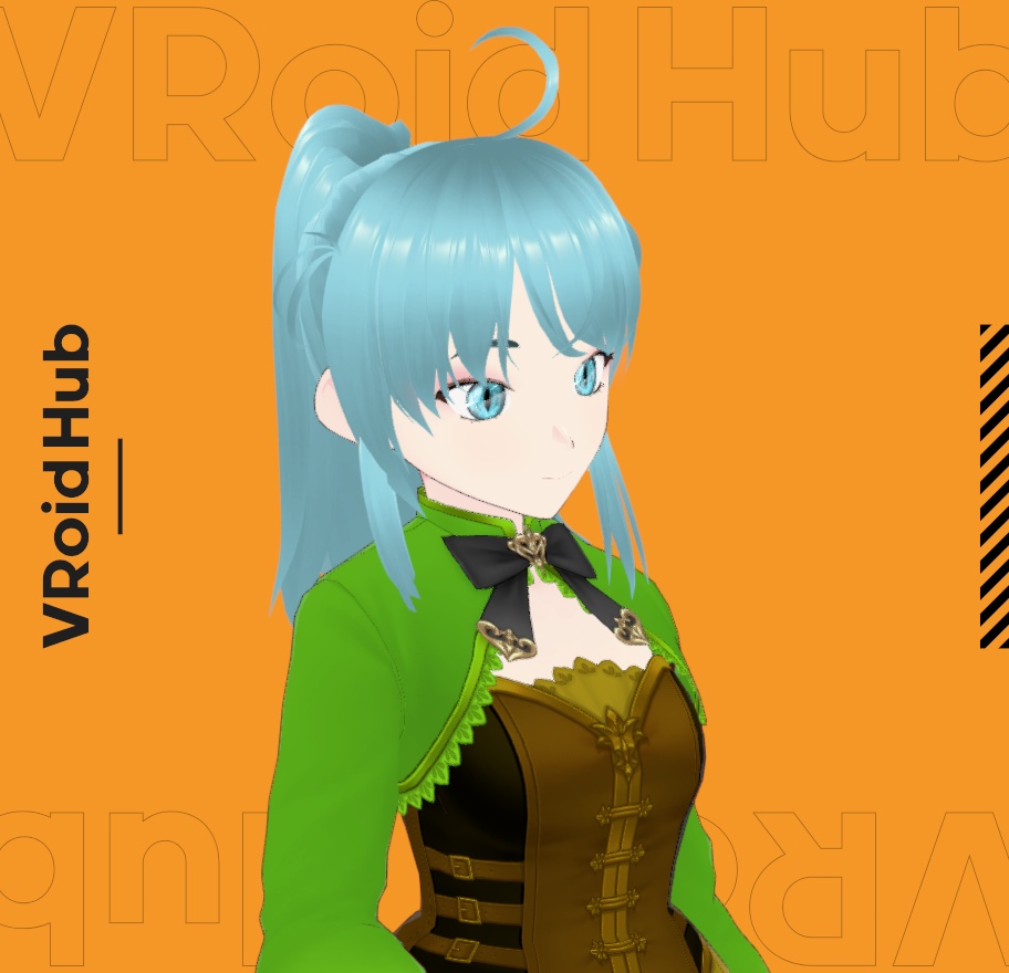 【オリジナル3Dキャラクター】coo