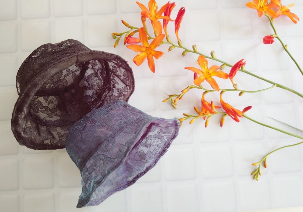 レースのお帽子