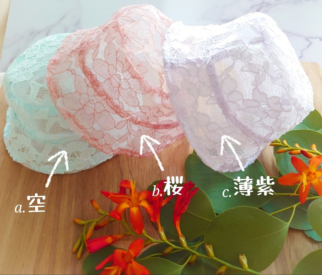 レースのお帽子