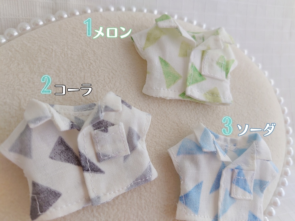 サンカク開襟シャツfor12