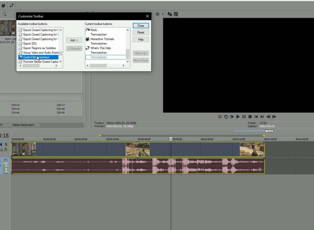 ClipCompressor for Vegas Pro