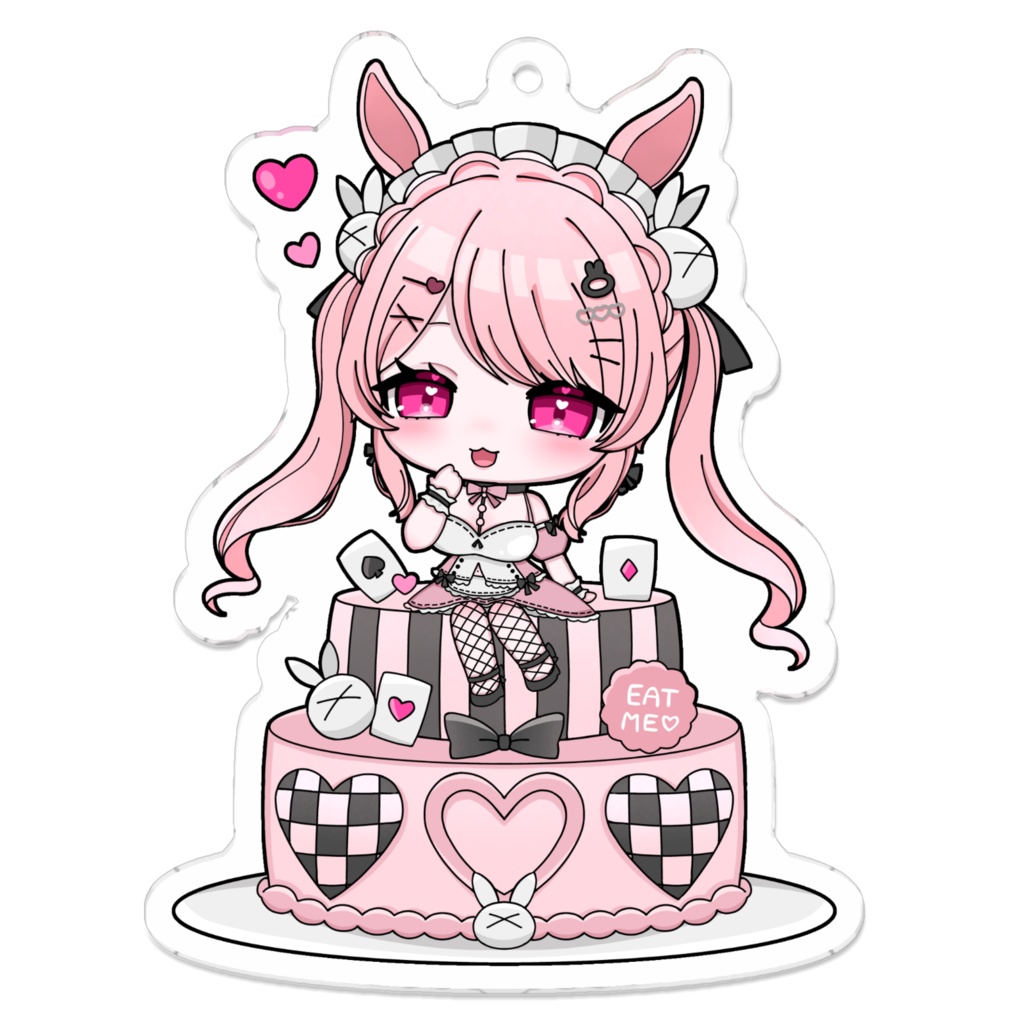 夢咲あちの一周年記念のアクリルキーホルダー