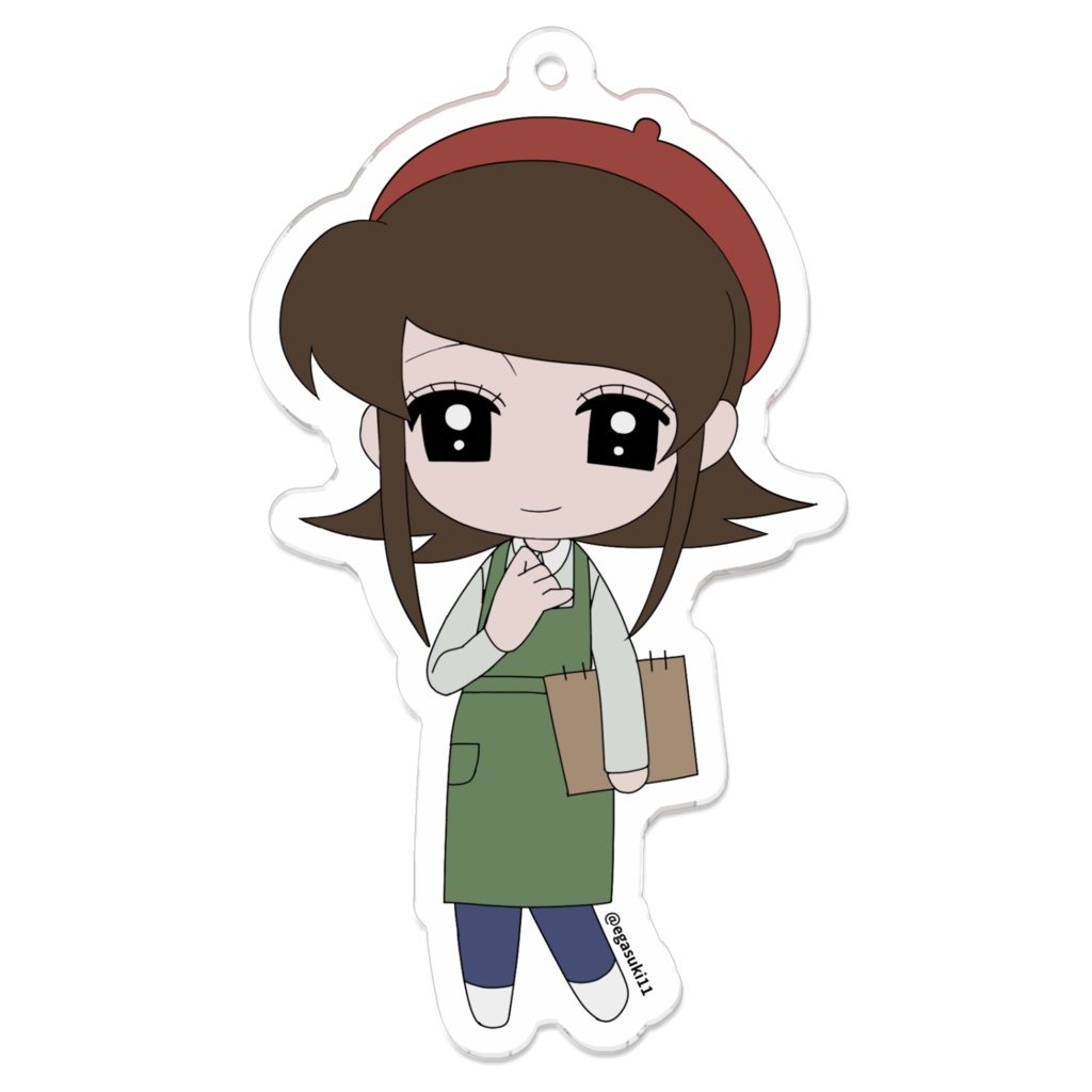 【ふでのひぃちゃん】絵美　アクリルキーホルダー