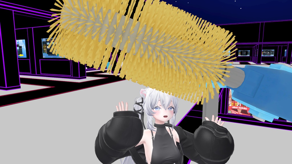 【VRCギミック】AutoBrush【全自動牛用回転ブラシ】